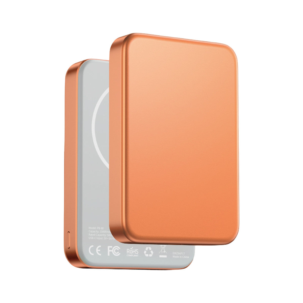 Keephone PB60 Glossey 10.000 mAh 22.5W USB 20W Type-C ve 15W Kablosuz Şarj Semi Solid Destekli Magsafe Powerbank